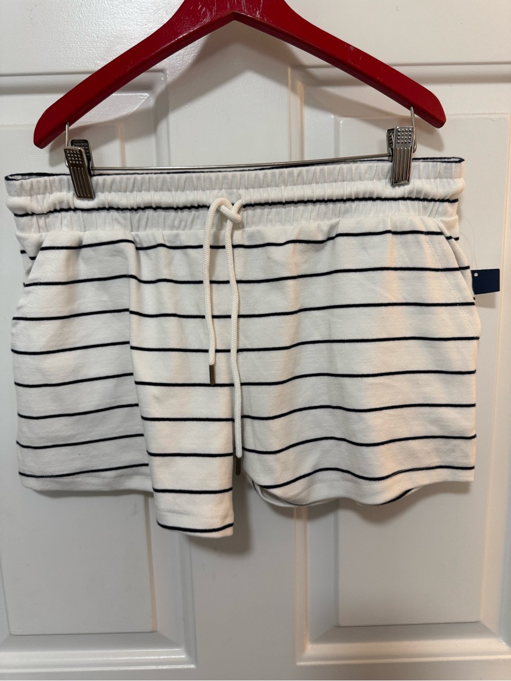 Parke x Target Navy Blue Striped Shorts Size Medium New! - Picture 2 of 8